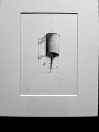 Image 1 of Graphite Water Tower Drawing 03125
