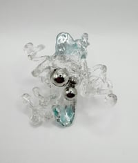 Image 1 of chrome floral ring