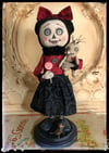 Creepy folk art doll gothic 