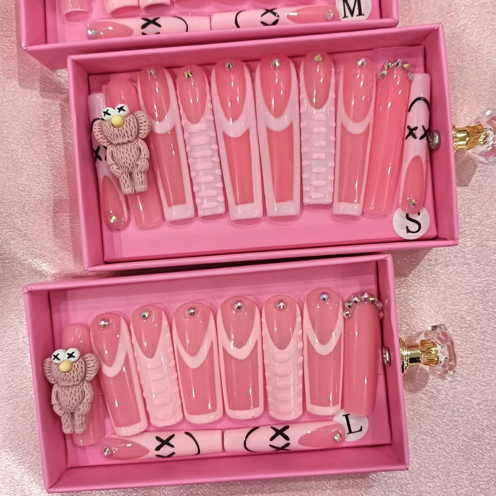 Image of pick from option 1-25 acrylic press on nail set