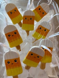 candy corn summerween ice lolly 