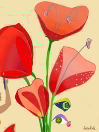 Image 1 of La niña que pinta art print 