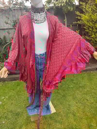 Image 4 of Amara Wrap dress -Red and Purple