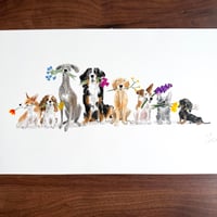 Image 2 of ORIGINAL ARTWORK - Spring Flowers 2026 -  50x25cm