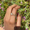 Natural Opal Ocean Ring 14KGF