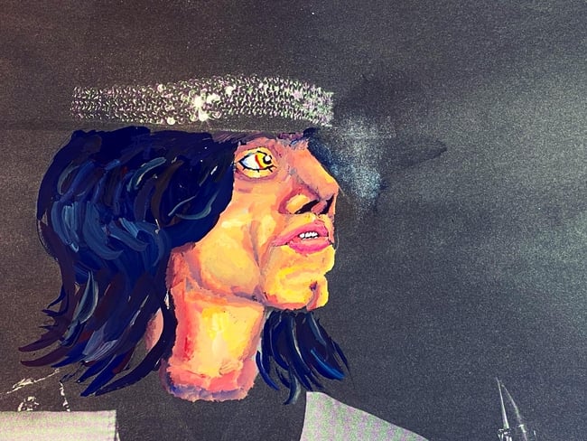 Two Michaels-Original Painting