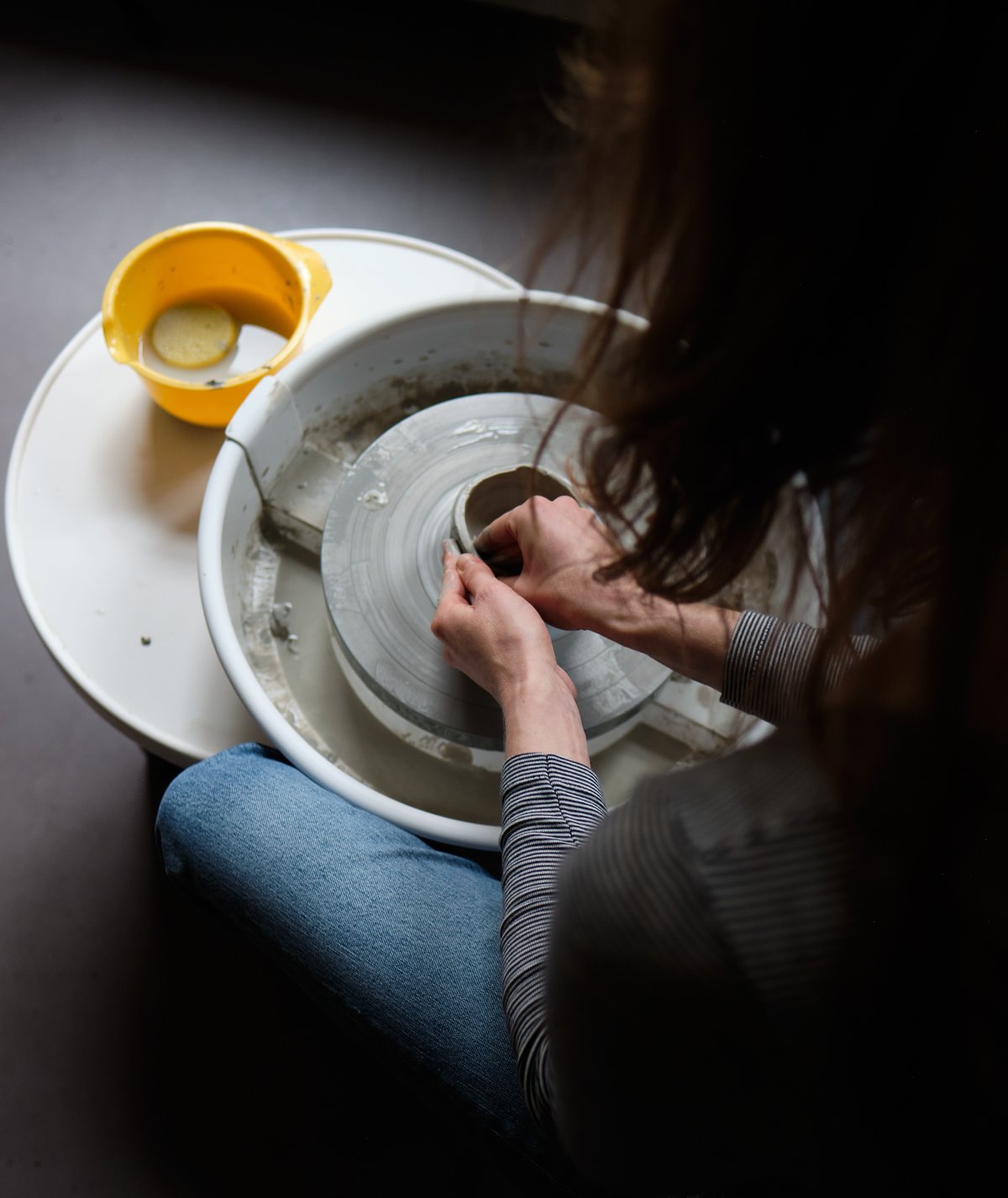 Image of Private Tuition - Wheel-throwing pottery (2,5 h. session or 5 h. session)