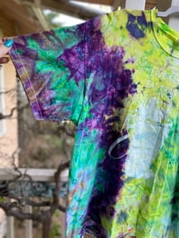 Image 4 of XL Live Fast Eat Trash Raccoon shirt D1