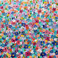 Image 5 of Custom Size Extra Large Art - Bright Flowers