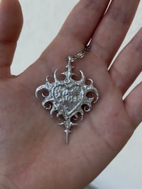 Image 6 of Mirror Heart #1 - Necklace