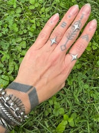 Image 2 of ✨Sterling silver star rings✨