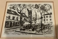 Image 10 of Vintage Signed Black and White Print