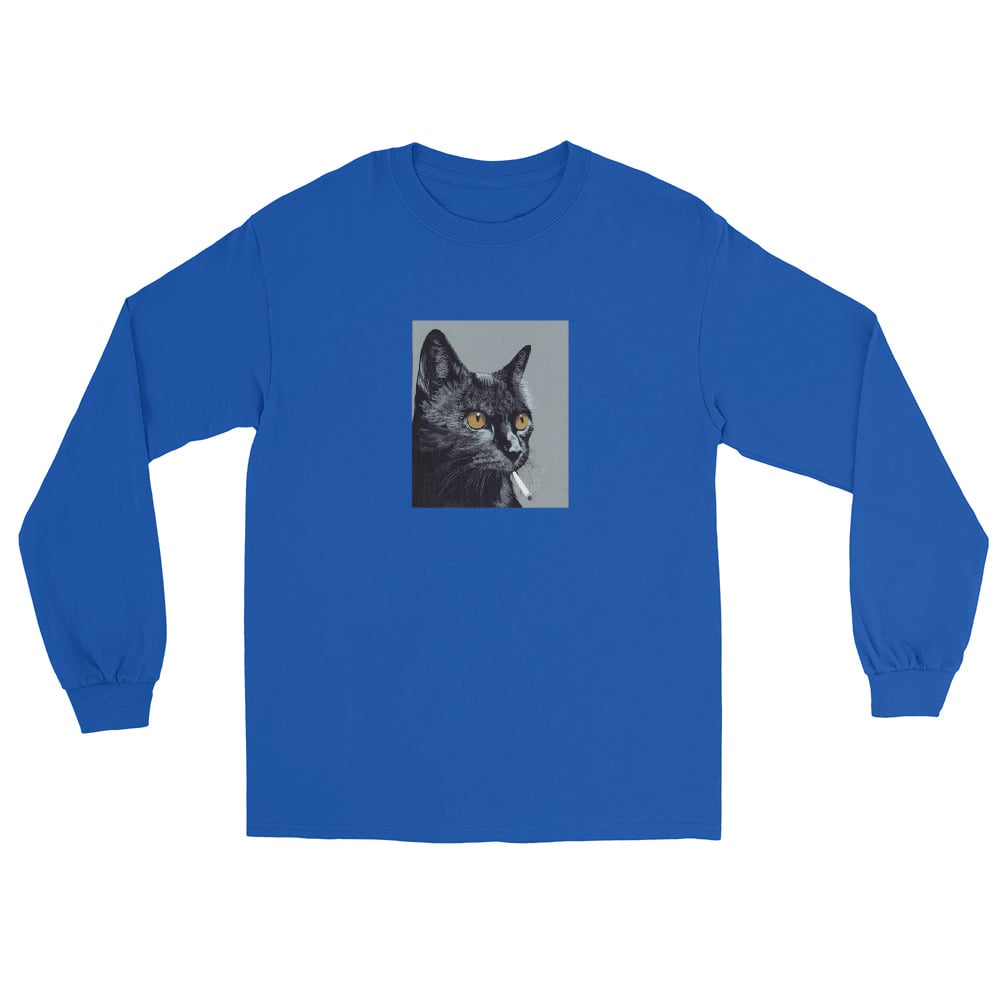 Image of FTS SMOKING CAT LONG SLEEVE SHIRT