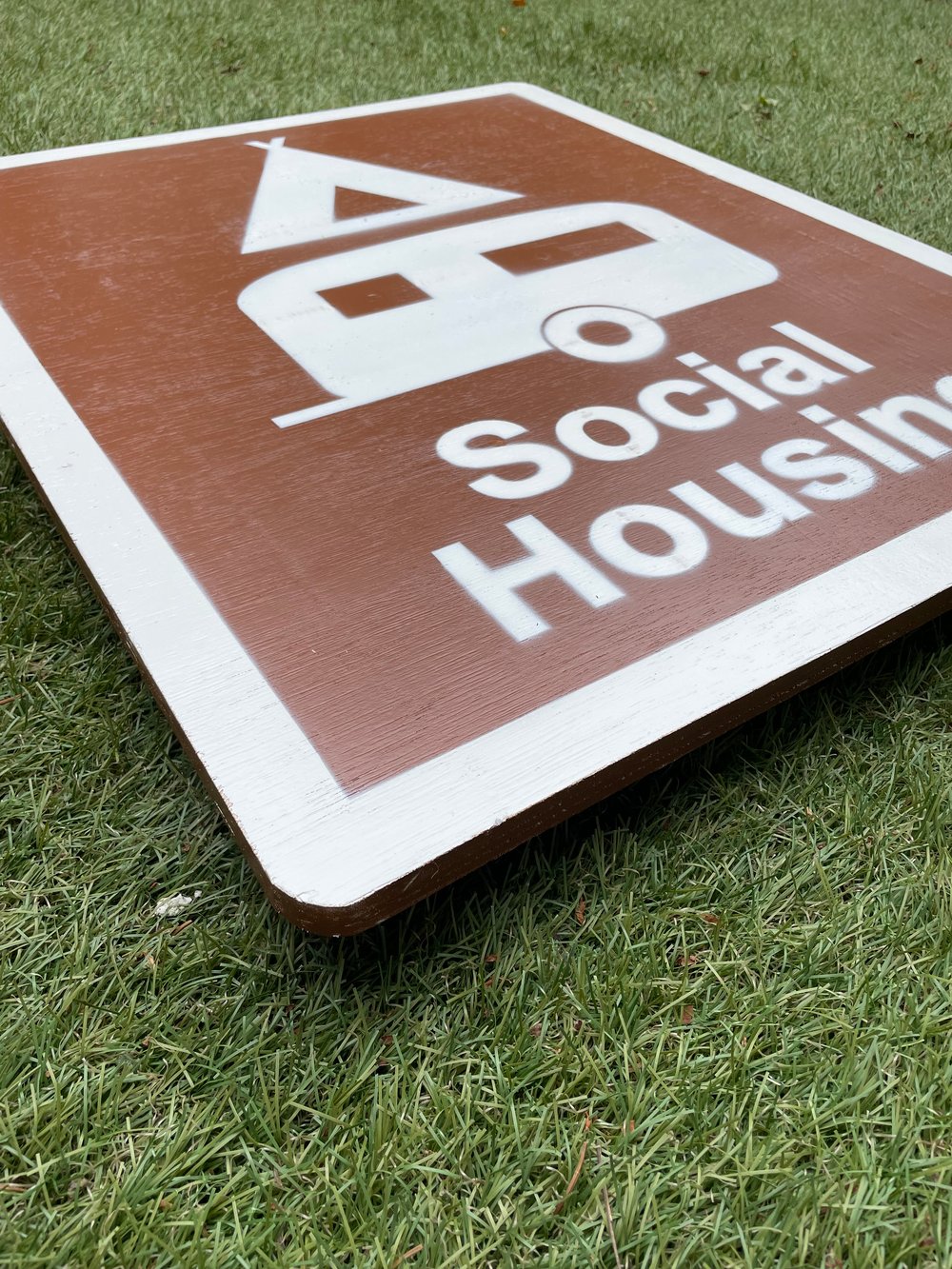 Image of Social Housing street sign 