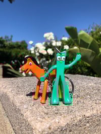 Gumby and Pokey Keychain