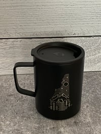 Image 1 of Camping Logo Coffee Mug Insulated - Black Color