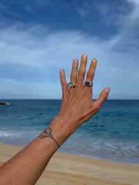 Image 4 of blue sapphire signet 