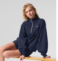 Accolade 1/4 zip navy
