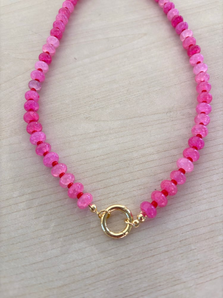 Image of Elka - Hot Pink + Red