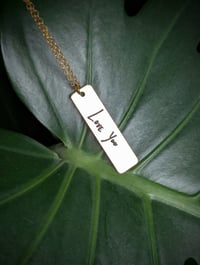 Image 1 of Handwritten Pendant 