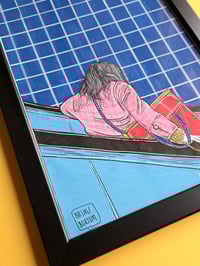 Image 2 of 'EASY WAY OUT' original illustration  (A4, frame incl.)