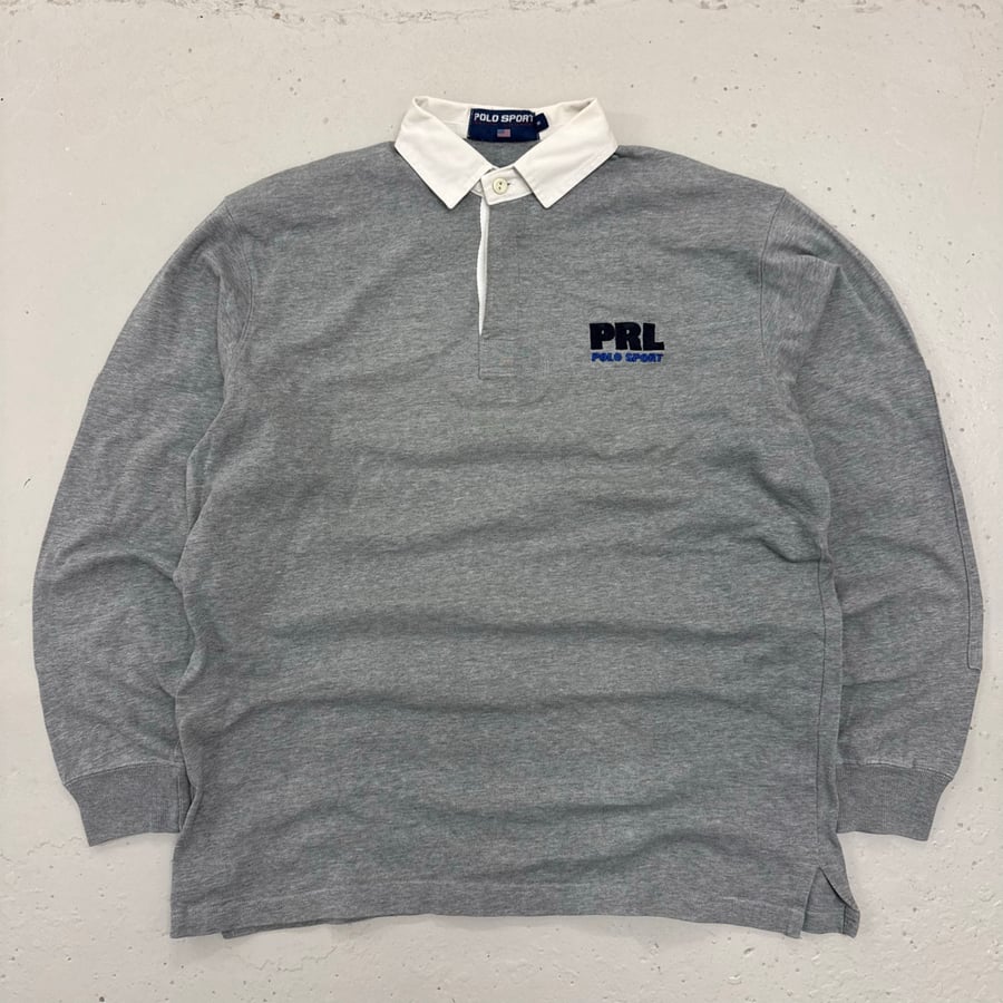 Image of 1990s Ralph Lauren Polo Sport Rugby Shirt, Size Large