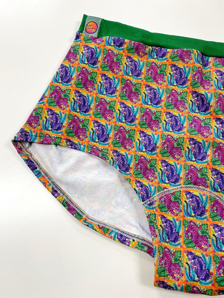 Image of Jungle Cats Undies and Period Undies- pouched versions also available