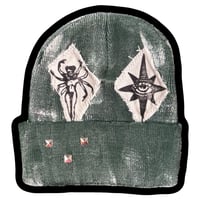 Image 2 of “GNARLY JUNK #7” Custom Punk Beanie