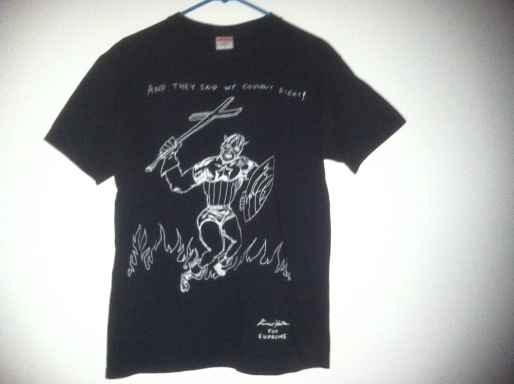 Daniel Johnston For Supreme Tee S/S 2012~ Navy