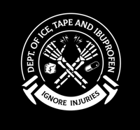 ignore injuries sticker 