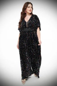 Image 2 of Rainbow Sequin Jumpsuit Kaftan 