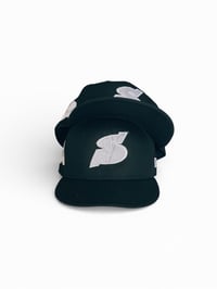 Image 1 of Black New Era Fitted Cap   7 3/4