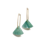 Image 1 of Chrysoprase Earrings No. 2