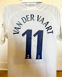 Image 3 of Tottenham “VAN DER VAART 11” 2011/12 Home Cup Shirt + UEL patches (M)
