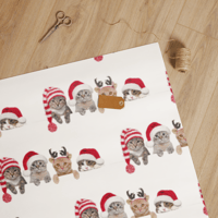 Image 10 of Gift wrap paper (Christmas kitten's)
