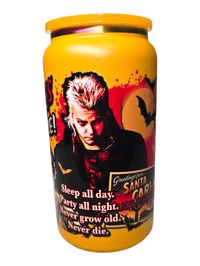 Image 2 of They're Just Noodles stainless steel 16oz can cup with lid