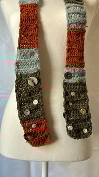 Image 2 of button up hat and scarf  