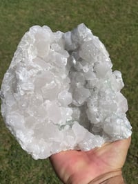 Image 13 of UV Fujian Calcite With Green Fluorite Specimen #890