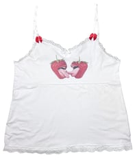 Image 1 of strawberry kiss tank top