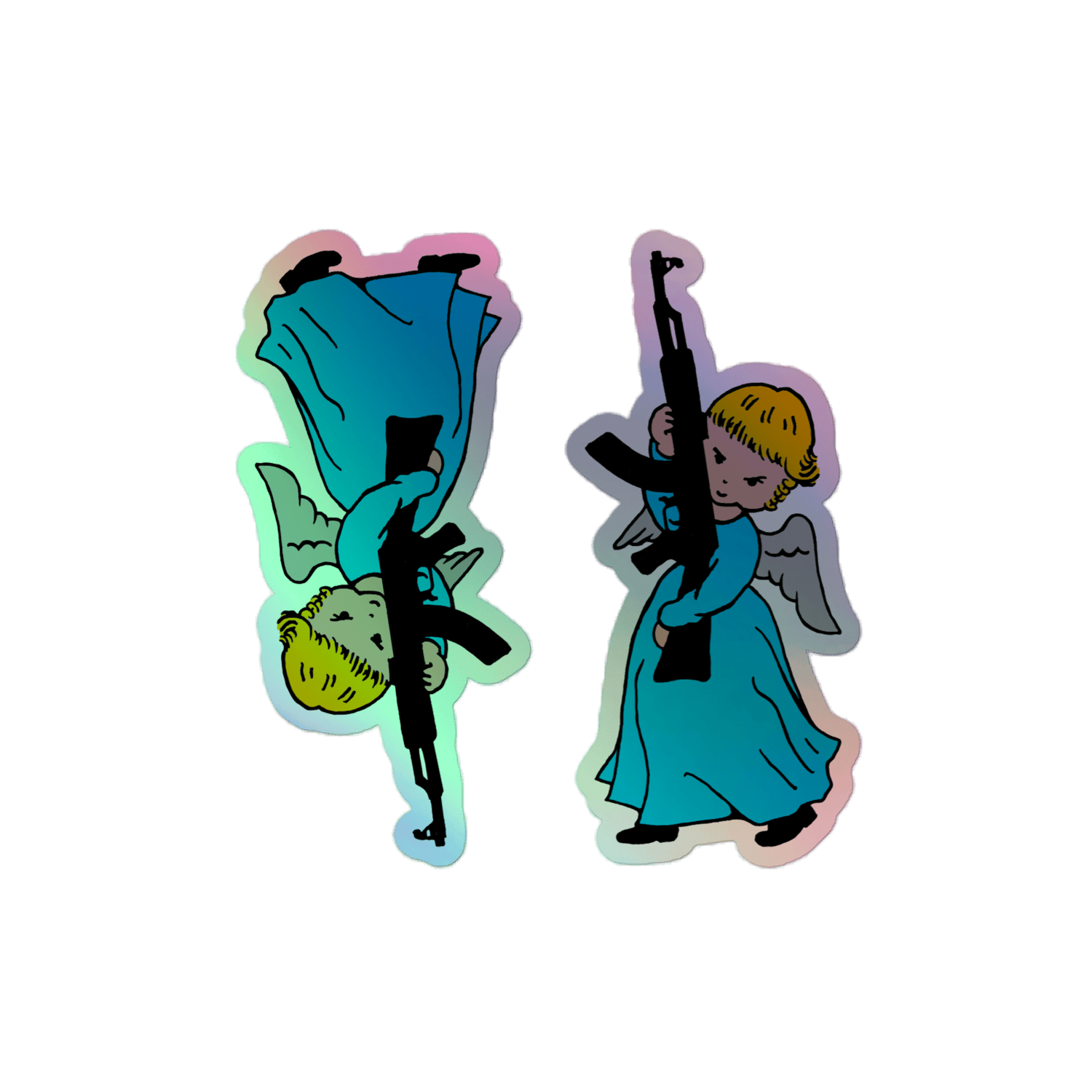 Angel of Death -Holographic stickers