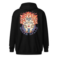 Image 1 of Heads On Fire Zip Hoodie