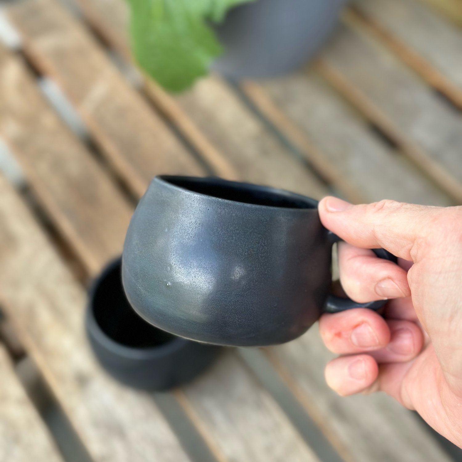 Image of Black Silk Americano/Espresso Mug