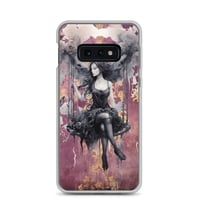 Image 5 of Dark Goth Fairy Maroon Clear Case for Samsung®