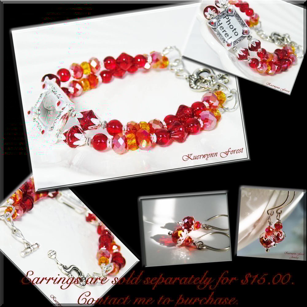 Image of Keepsake Custom Photo Charm Bracelet 