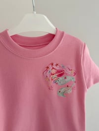 Image 1 of Pink Mermaid T-Shirt