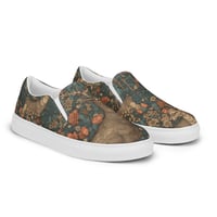 Image 2 of Boho Nature Cottagecore Inspired Deer in The Forest Women’s slip-on canvas shoes