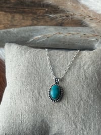 Image 1 of Dust & Turquoise Necklace