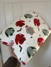 Image 1 of Festive Bunnies Super Soft Fluffy Blanket