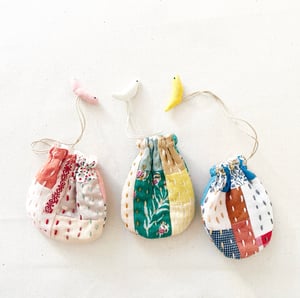 Image of Scrap patchwork pouches 🕊️