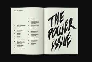 Image of The Power Issue (PRE-ORDER for launch event only)